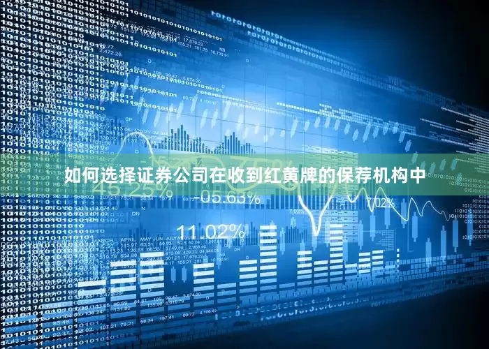 如何选择证券公司在收到红黄牌的保荐机构中