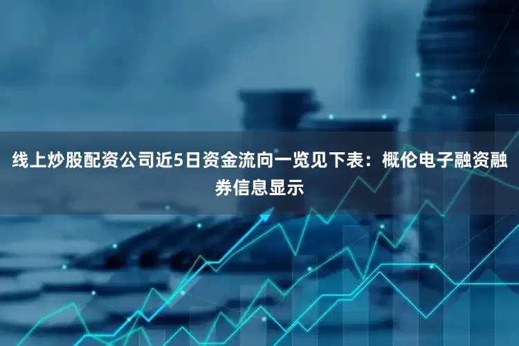 线上炒股配资公司近5日资金流向一览见下表：概伦电子融资融券信息显示