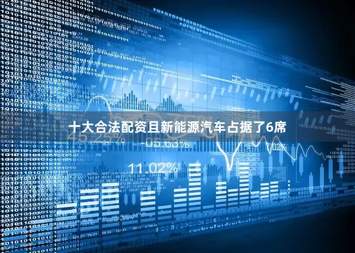十大合法配资且新能源汽车占据了6席